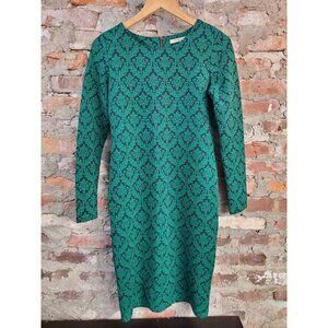 Darling Dress Polyester Green Womens Sz S Small Long Sleeve